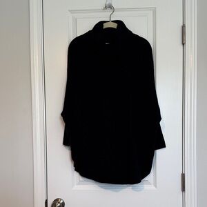 LOFT Black Cowl Neck Sweater